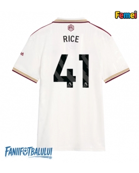 Arsenal Declan Rice #41 Tricou Fotbal Replică 2025-26 Femei Treilea